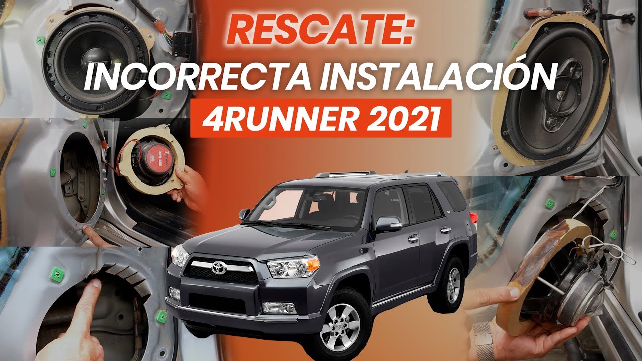 TOYOTA 4RUNNER 2012 INCORRECTA INSTALACIÓN.