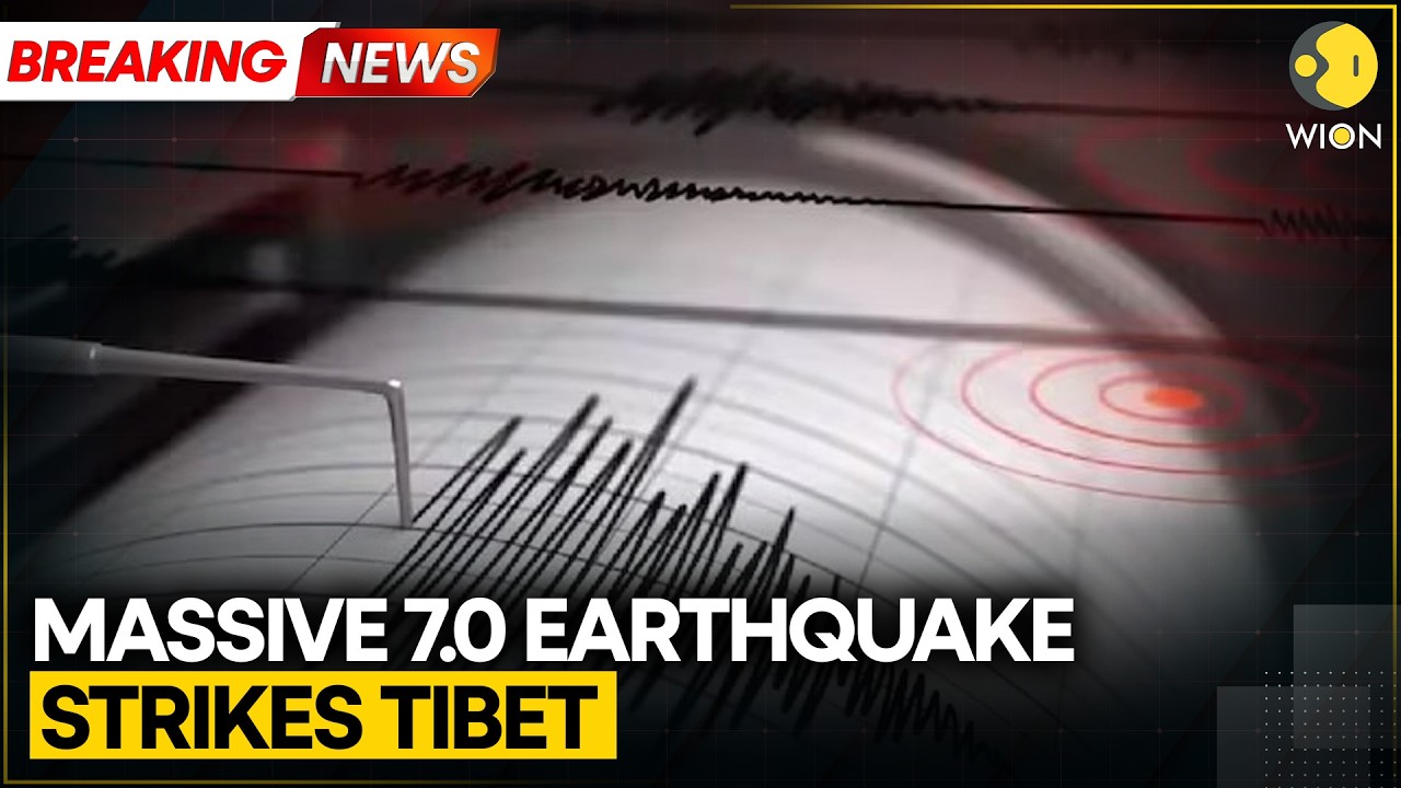 Breaking News: Massive 7.0 Earthquake Hits Tibet  | Quake in Himalayas | WION