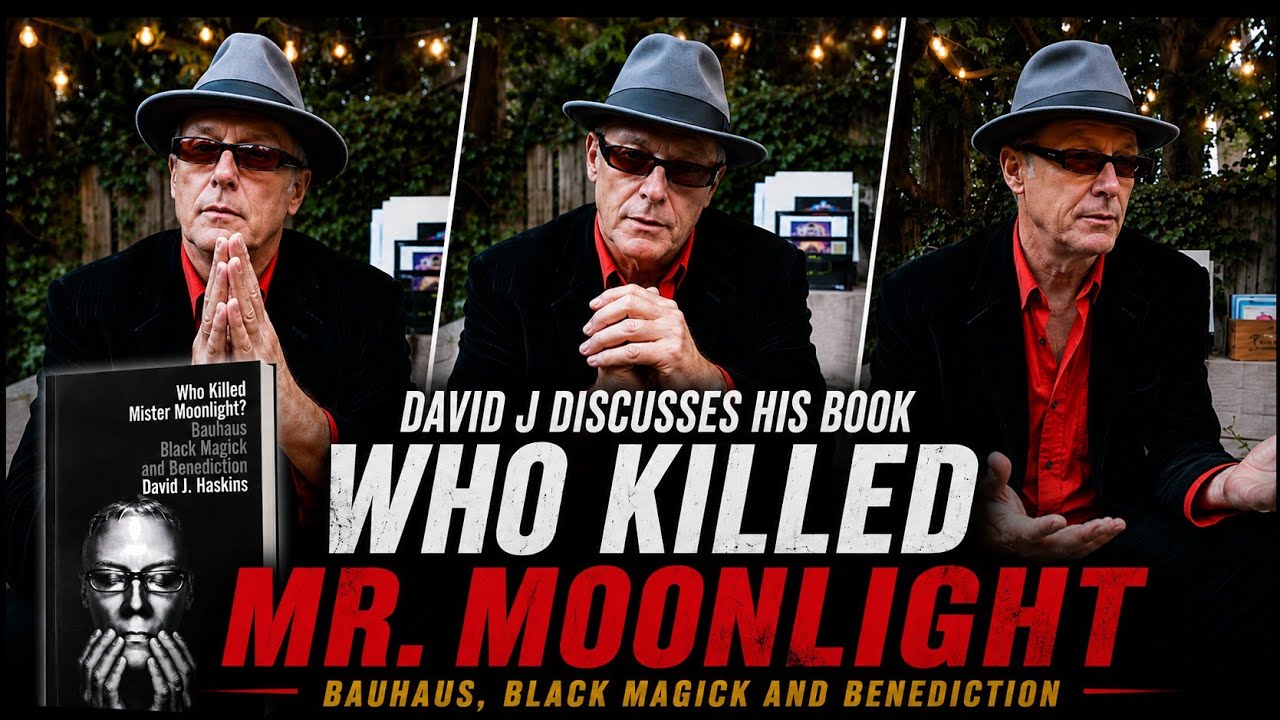 David J (Bauhaus, Love And Rockets) on his book, WHO KILLED MISTER MOONLIGHT?