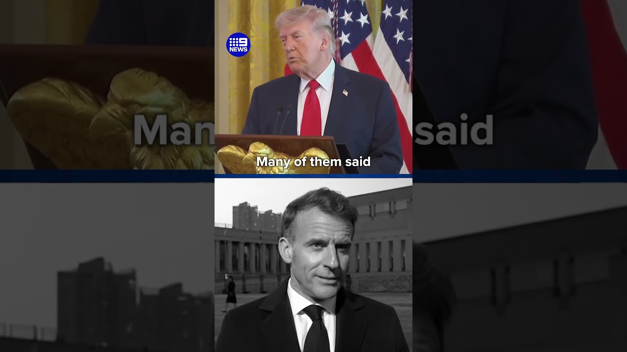 Donald Trump lashes out at France over lack of support | 9 News Australia
