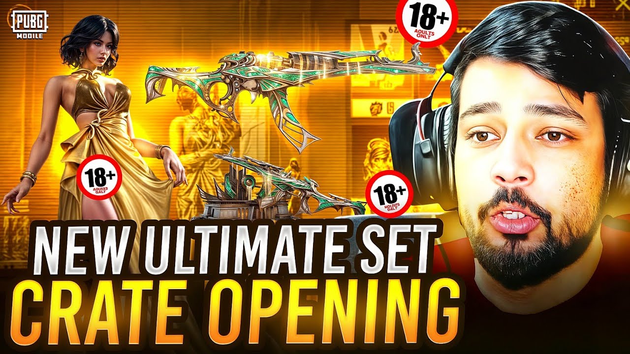 🔞New Golden Ultimate Set And Glorious AKM Crate&nbsp;Opening&nbsp;🥵