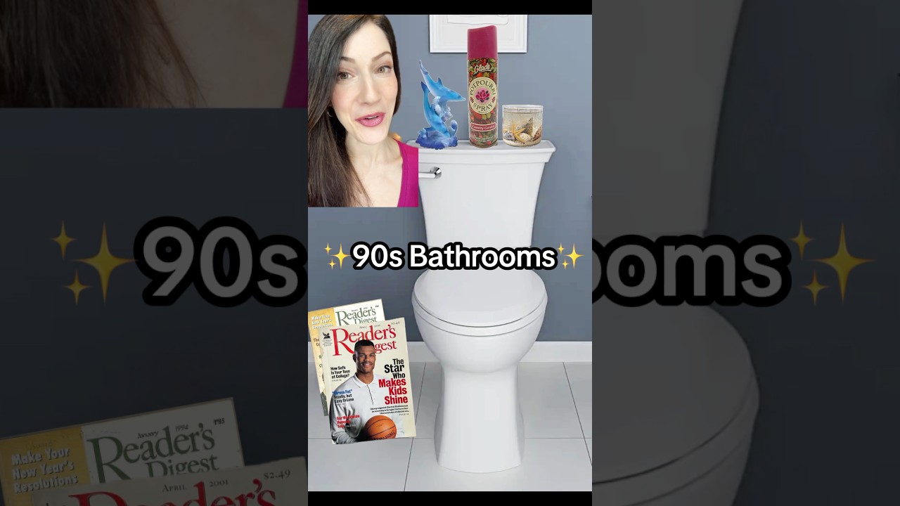 Декор ванной комнаты в 90-х был очень&hellip; уникальным #90е #ностальгия
