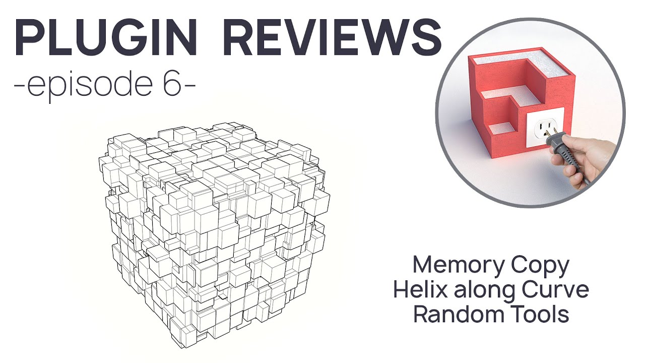 Memory Copy, Helix Along Curve, Random Tools - Sketchup Plugin Reviews &ndash; EP6 &ndash; Tutorial