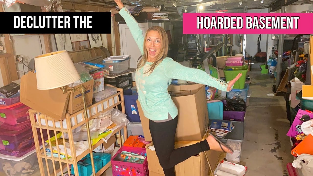 Hoarders ❤️ Massive DeClutter the Messy Basement Part 21 | Cleaning Motivation