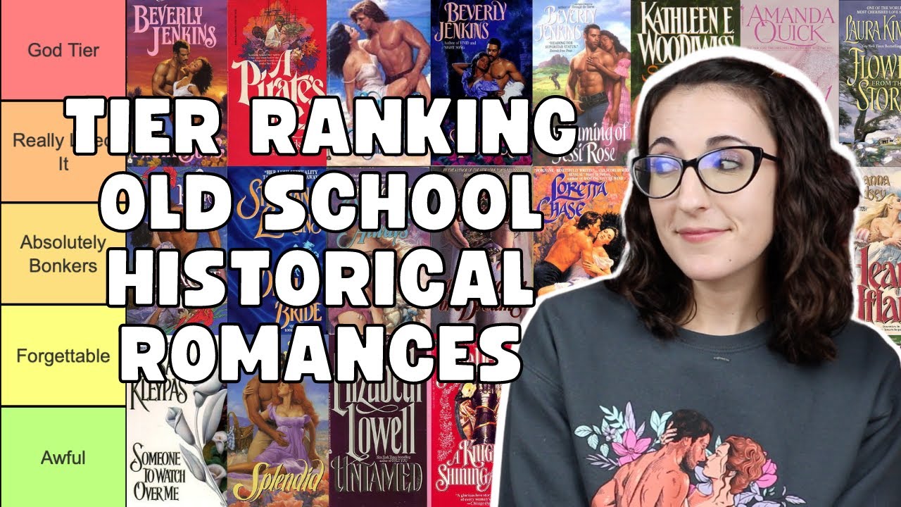 Tier Ranking Every Old School Historical Romance I've Read