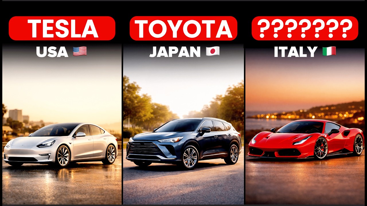Car Brands From GERMANY, JAPAN, USA, ITALY & More | World Ranking