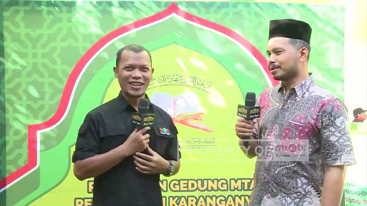 Peresmian Gedung MPK dan Gedung Asrama Santri Ponpes MTA Karanganyar