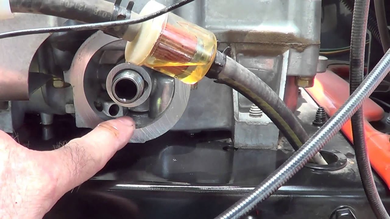 Giant Oil change Filter on V twin Briggs D3422 Bosch Ariens  mower