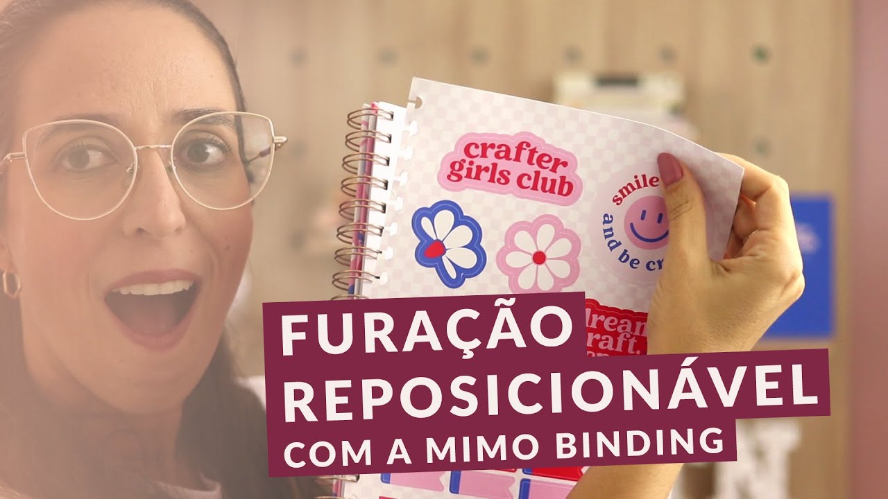 Como fazer folha de adesivos reposicionável pra seus cadernos com a Mimo Binding 2