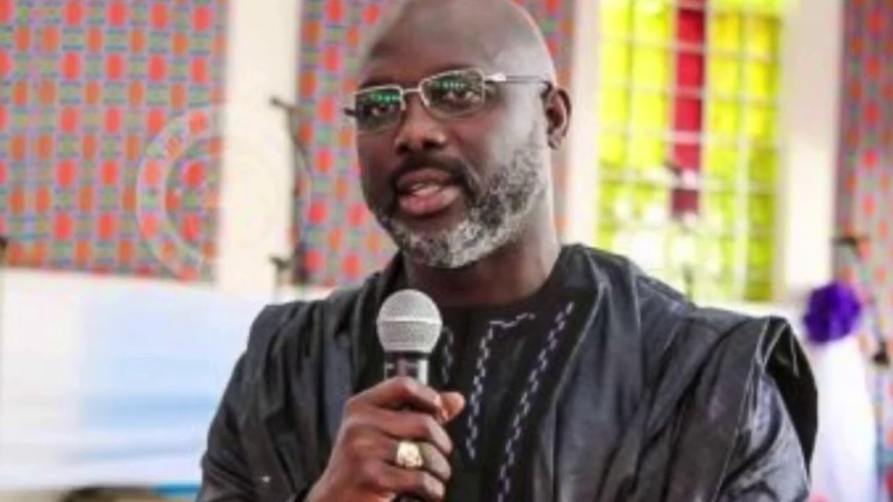 Miss Earth Liberia..|President George Weah sings promo song|...