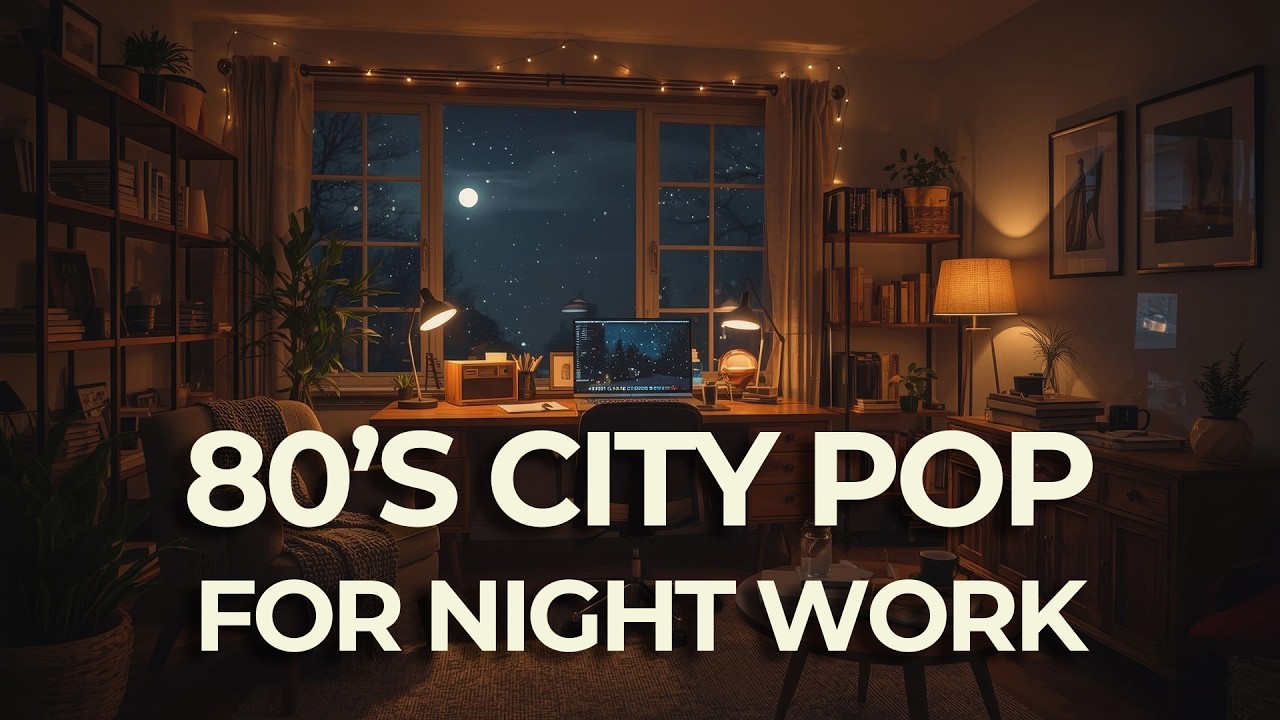 #6 80s Japanese Lofi City Pop | Night Work | Sunset Drive & Emotional Chill 🌇 黄昏のドライブ・癒しのBGM