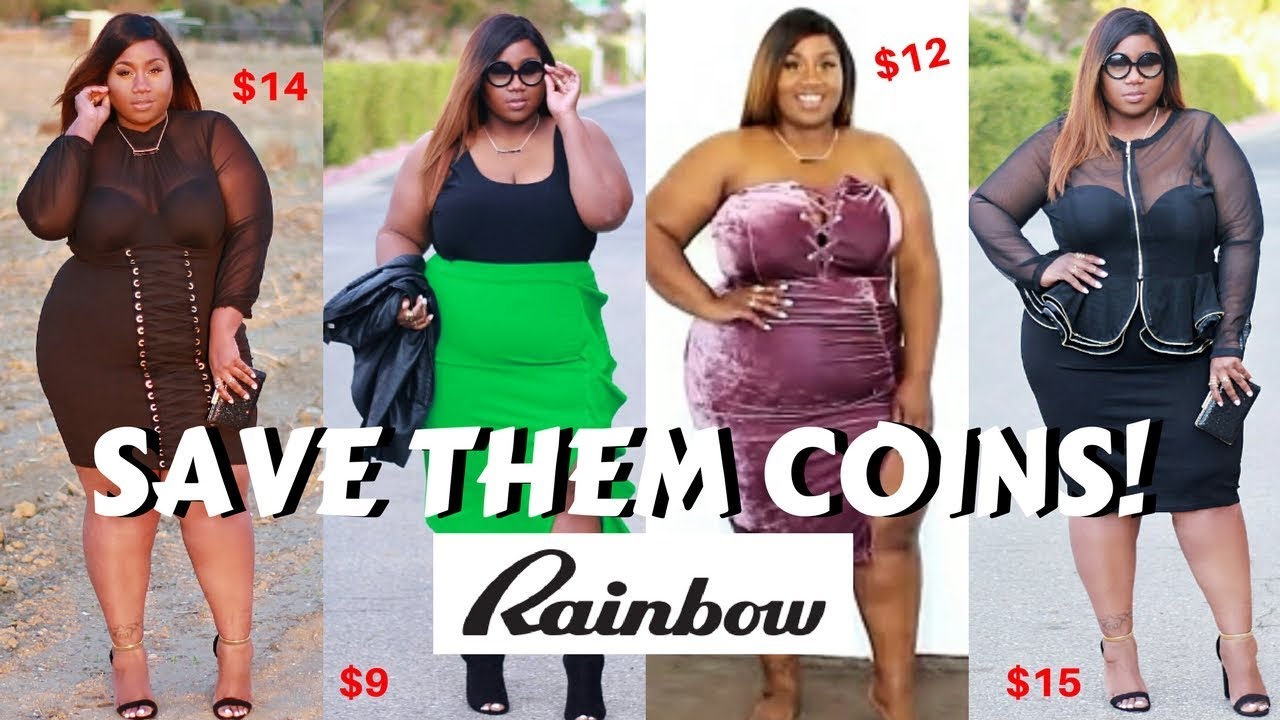 2018 PLUS SIZE RAINBOW HAUL! NOTHING OVER $20! | PLUS SIZE FASHION