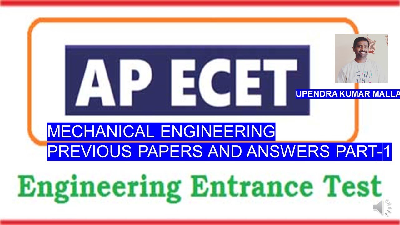 ECET Previous Papers Mechanical Engineering Part 1