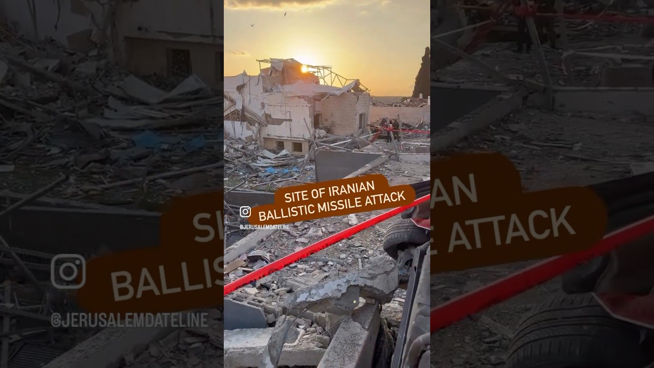 Iranian Missile Hits Beit Shemesh &mdash; 9 Killed, Dozens Wounded