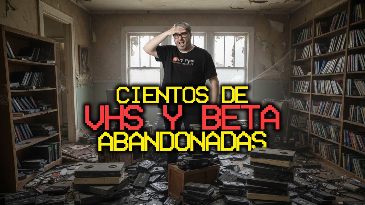 ¡Hallazgo ÉPICO! Cientos de VHS y BETA originales olvidados 20 años