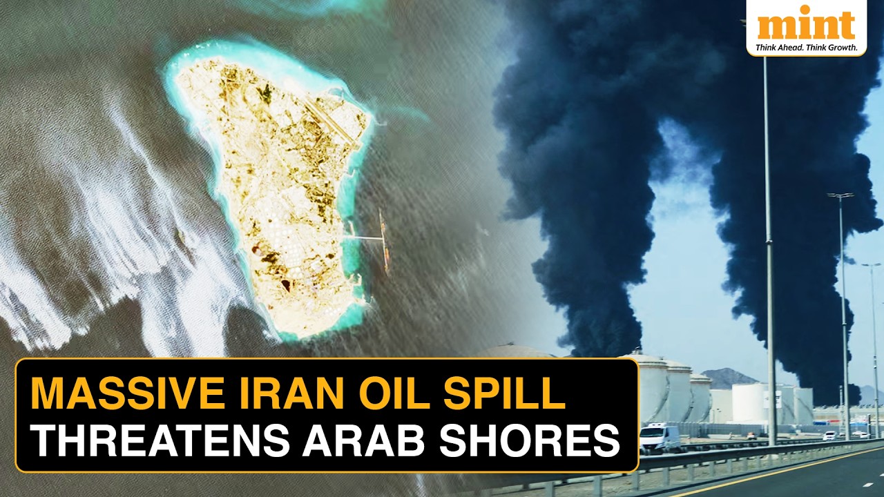 Massive Oil Spill Near Iran&rsquo;s Kharg Island Raises Alarm Across Gulf as Slick Threatens Arab Coasts