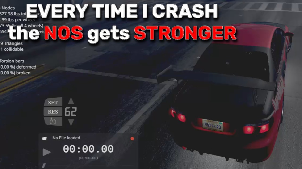EVERY TIME I CRASH the NOS gets STRONGER! 💪💥🏎️