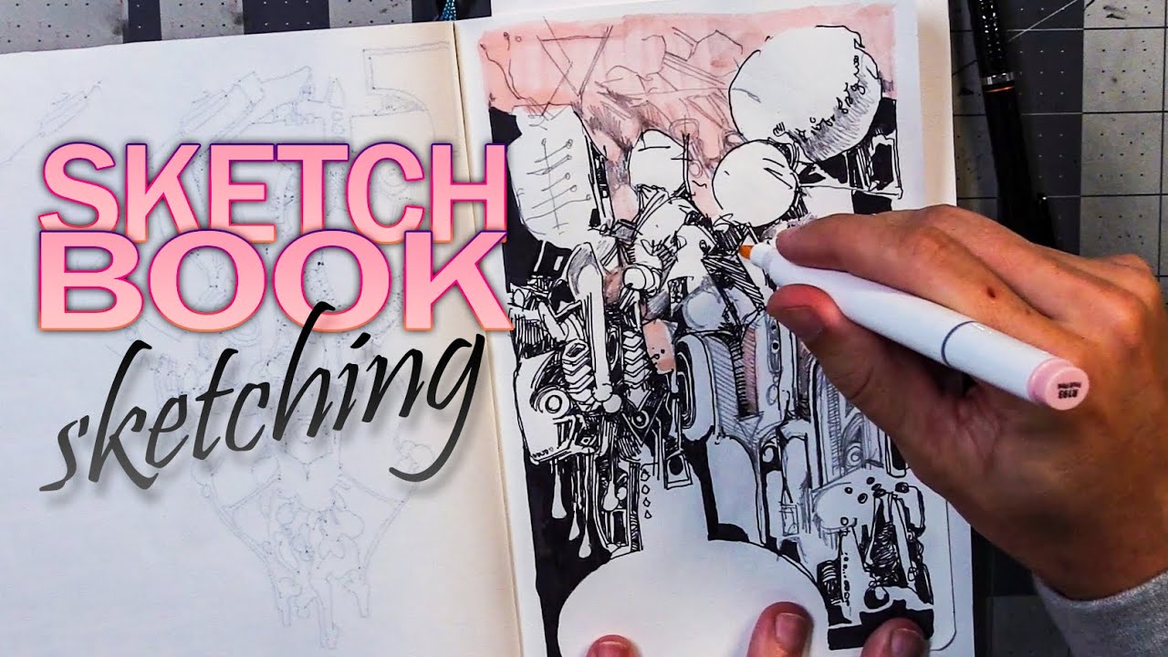 Drawing in my Sketchbook: My Pen Still Works When I'm Sick