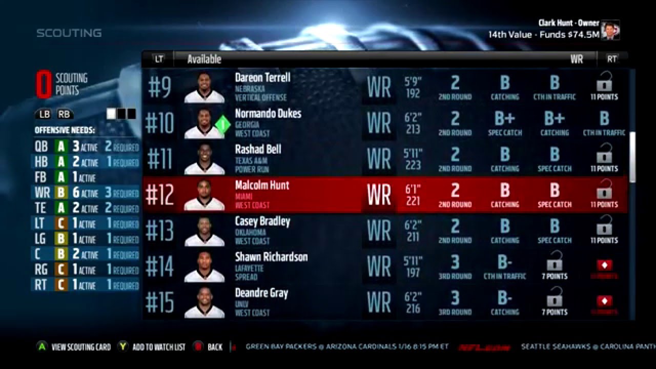 Madden 16 | Using CFM Scouting Points Properly | CFM Draft