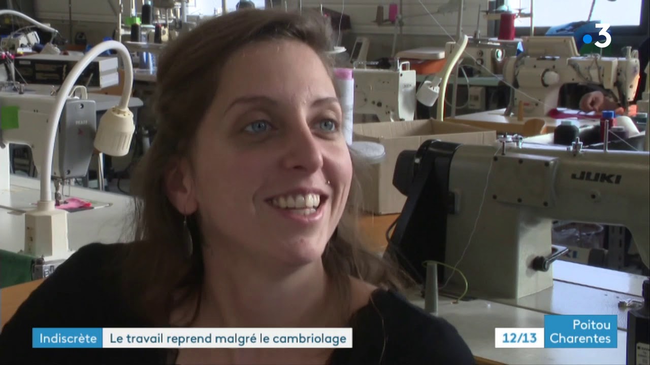 Reprise du travail chez Indiscr&egrave;te Lingerie apr&egrave;s le cambriolage
