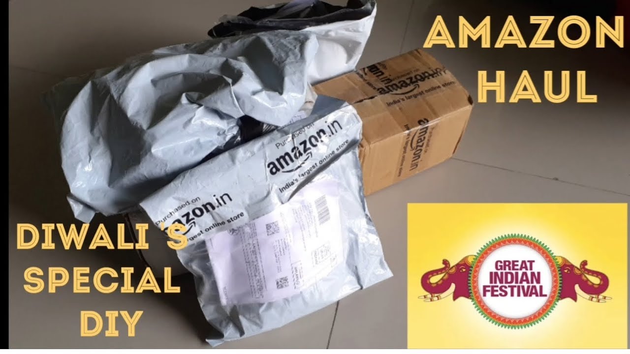 DIWALI'S SPECIAL AMAZON HAUL|AMAZON GREAT INDIAN FESTIVAL SALE