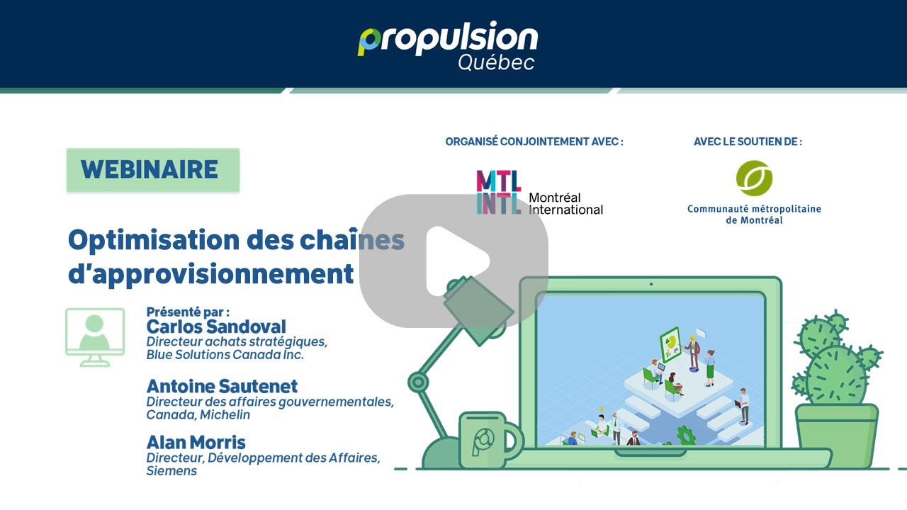 Webinaire | Optimisation des chaînes d’approvisionnement