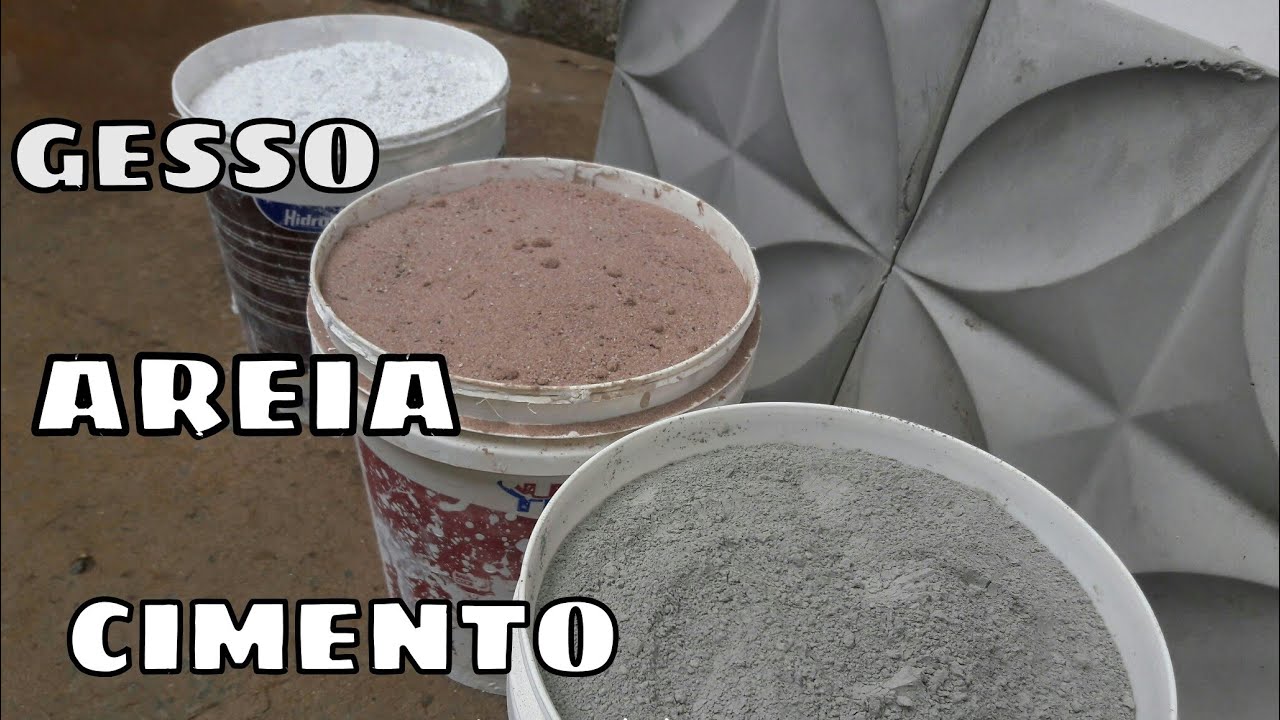 Cimento, Areia e Gesso! #3d cimentícia #áreaexterna