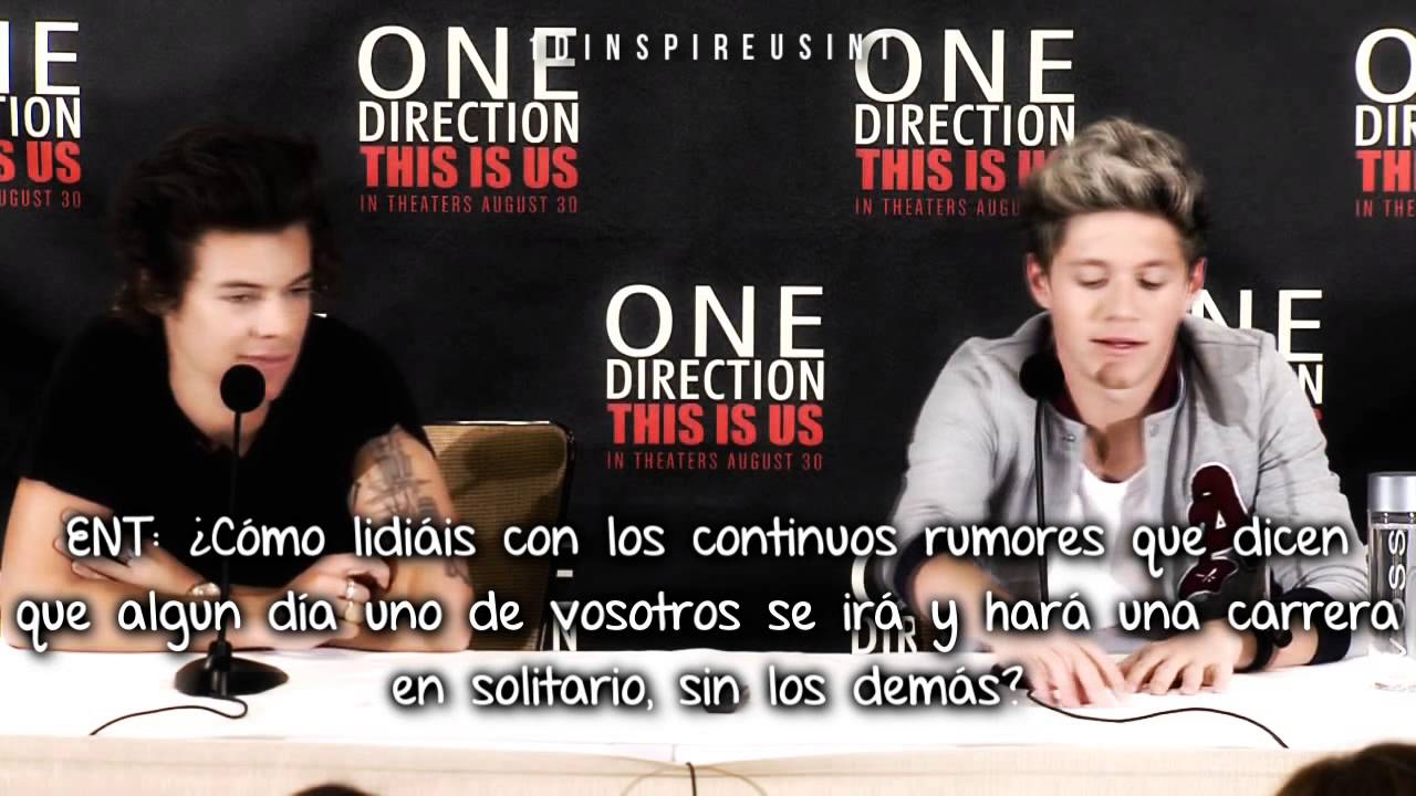 Rueda de prensa de This Is Us en NY || Harry y Niall || Primera parte (Subtitulado)