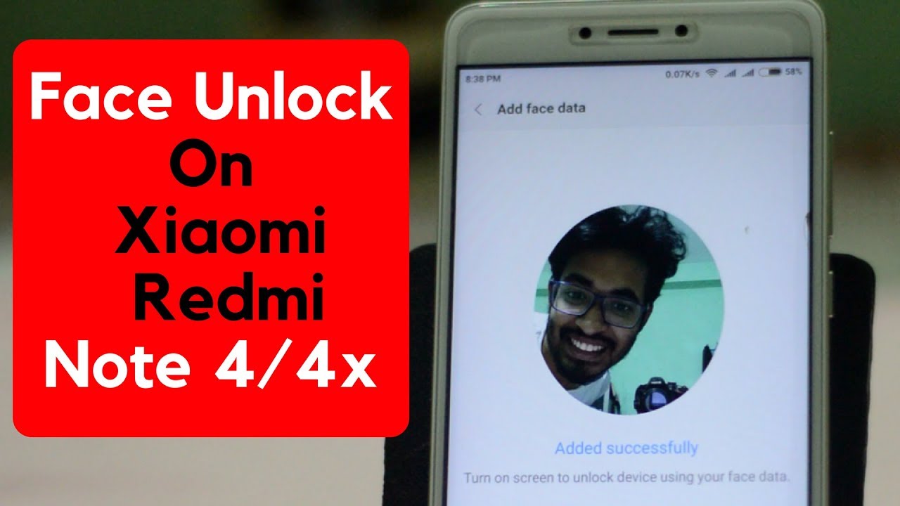 How to Enable Face ID Unlock in Redmi note 4/4X