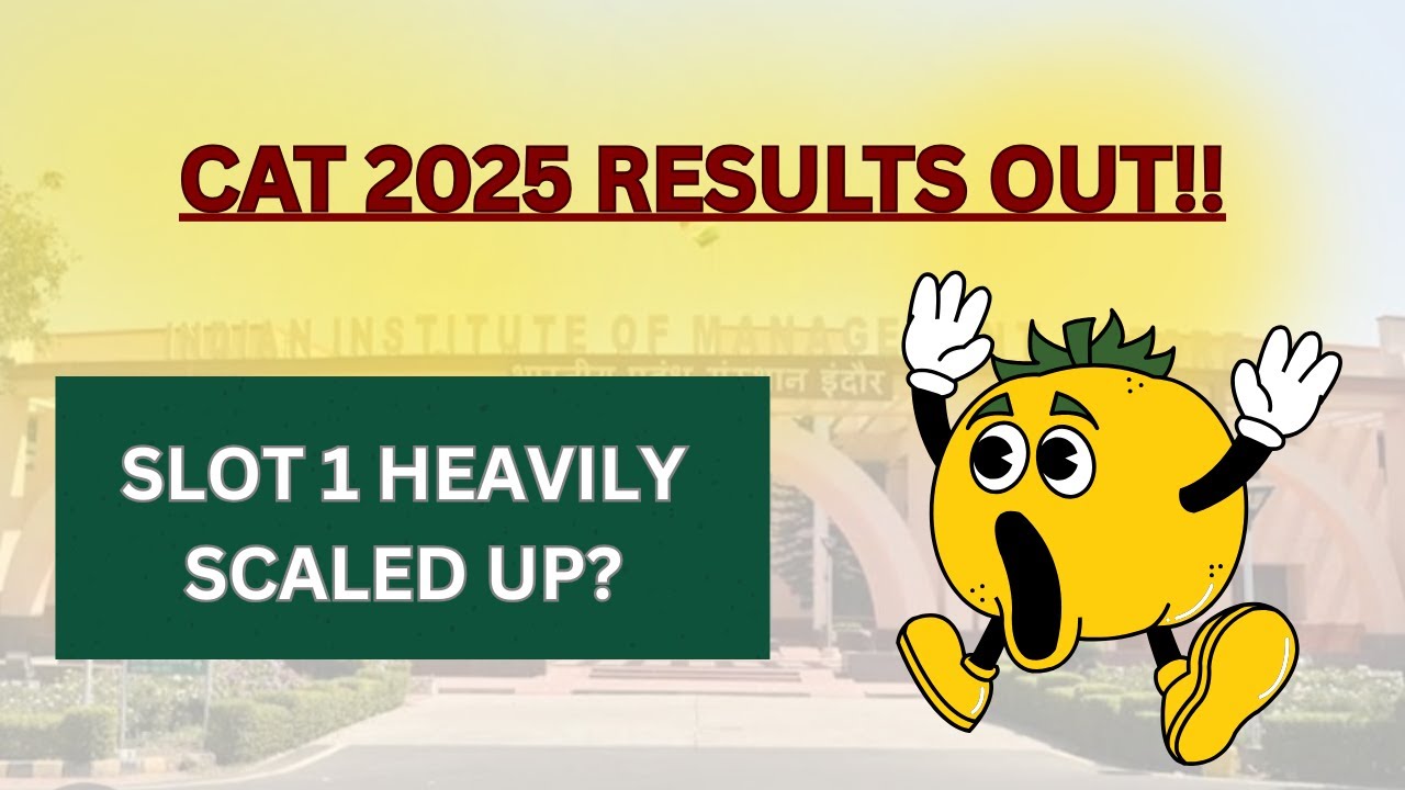 GOT X PERCENTILE IN CAT 2025 | SLOT 1 | RAW SCORE VS SCALE SCORE