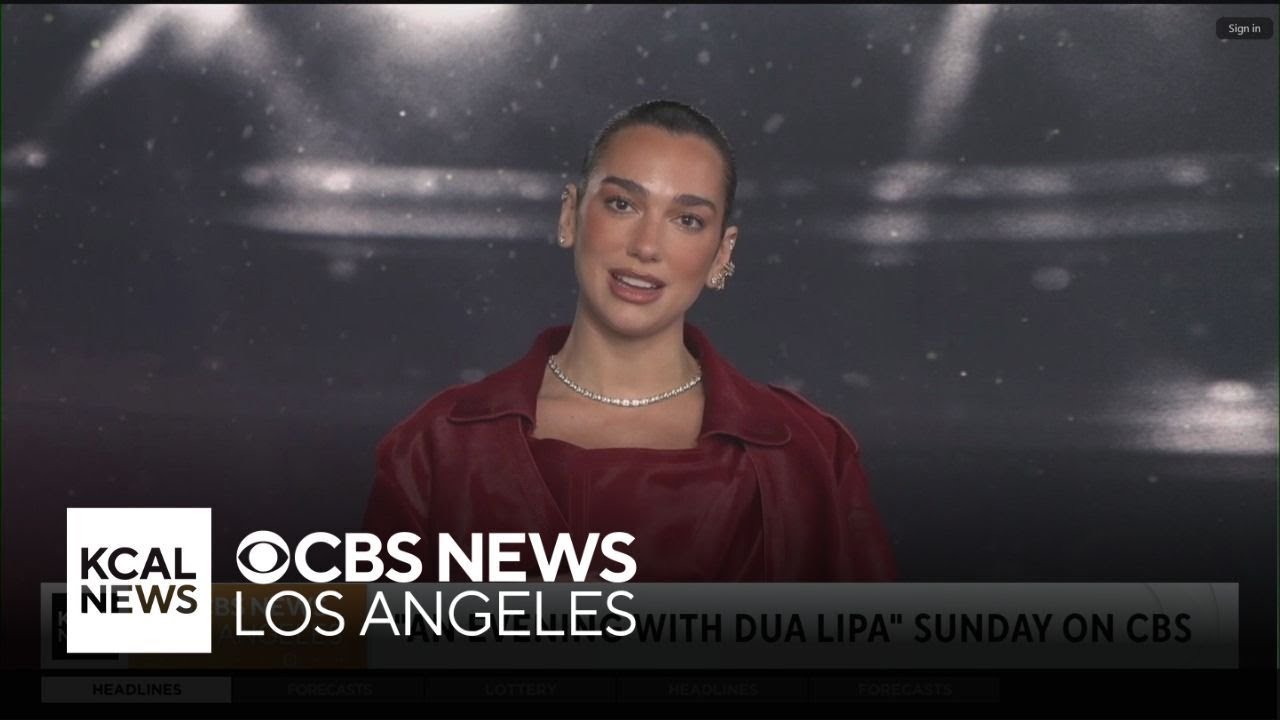 Dua Lipa on her upcoming CBS special 
