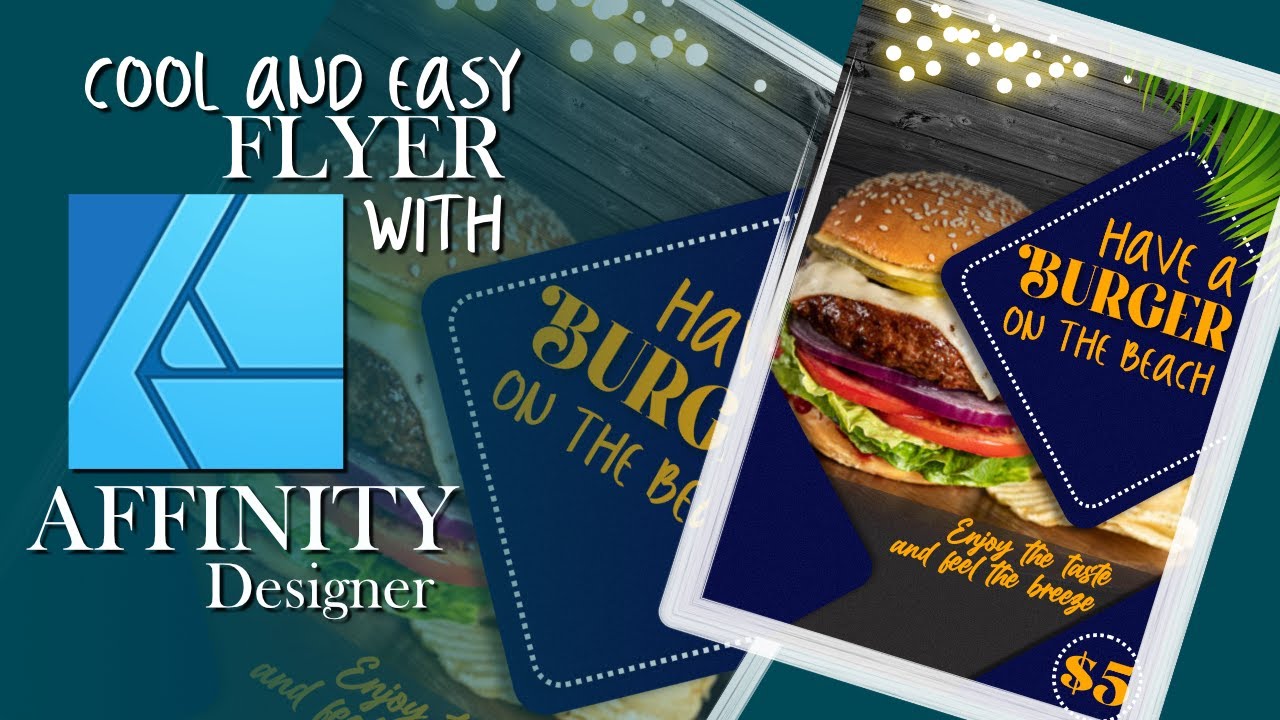 AFFINITY DESIGNER | Cool and easy Flyer