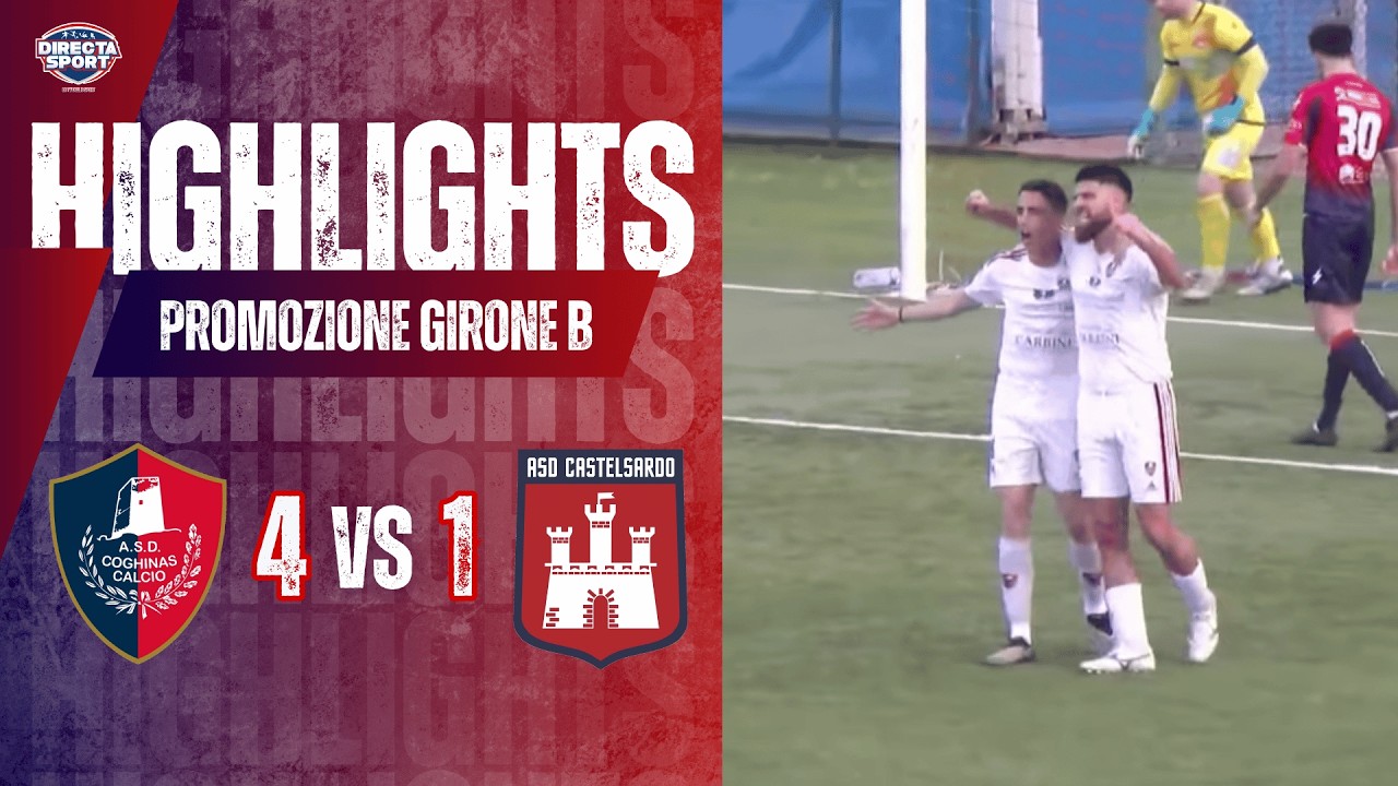 Calcio Promozione Gir. B - Coghinas Calcio-Castelsardo 4-1 (Highlights)
