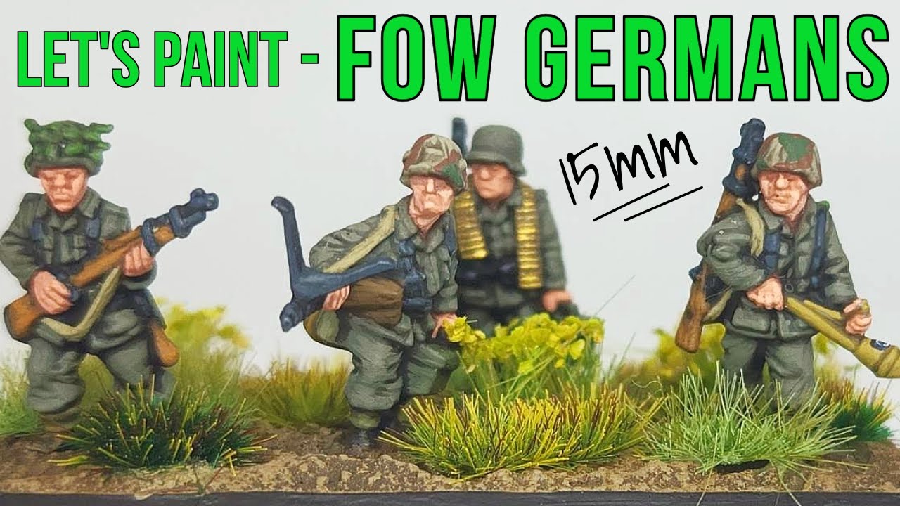 Flames of War German Infantry Painting Guide | Battlefront Miniatures | 15mm
