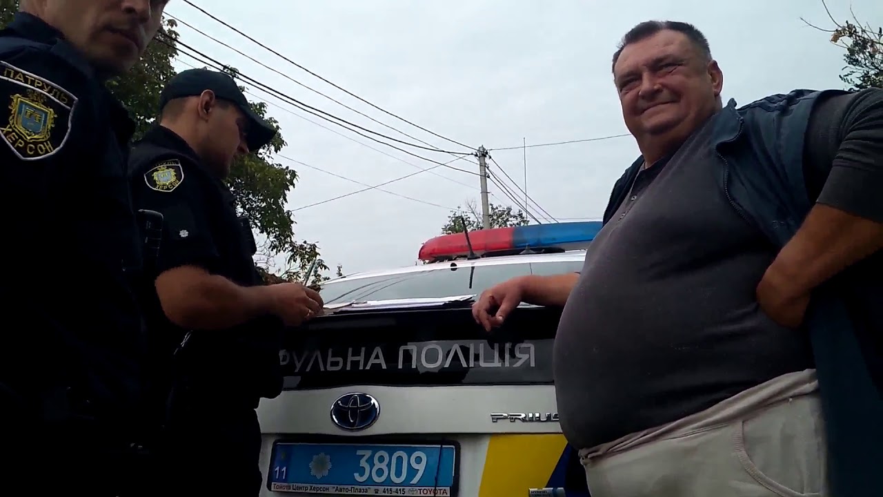 г.Херсон . Наглость Фраера сгубила . Штраф на маршрутчика