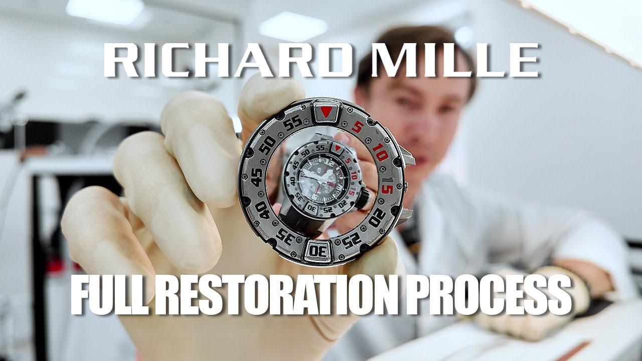 Посмотрите, как этот Richard Mille превращается из руин в первозданный вид || Наш процесс реставр...