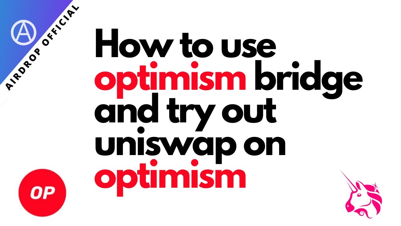 How to use optimism bridge and try out uniswap on optimism
