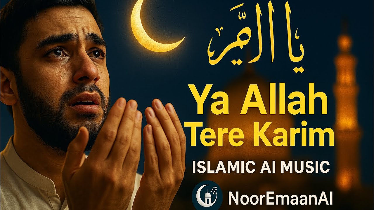 Ya Allah Tere Karim – Islamic AI Music Video | Noor Emaan AI |