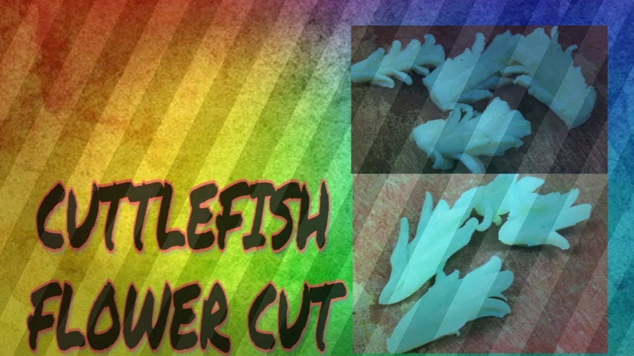 CUTTLEFISH FLOWER CUT....Anu වා 🇱🇰🦑🦑🦑