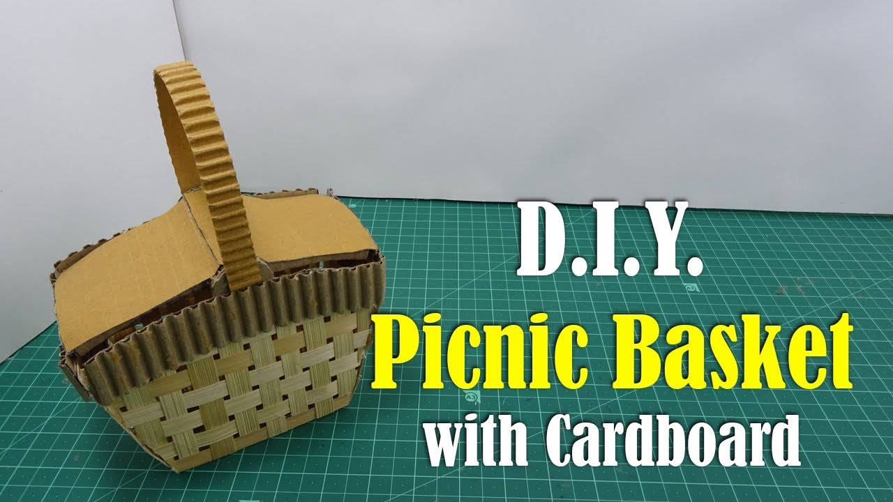 DIY: Picnic Basket with Cardboard - How to Make