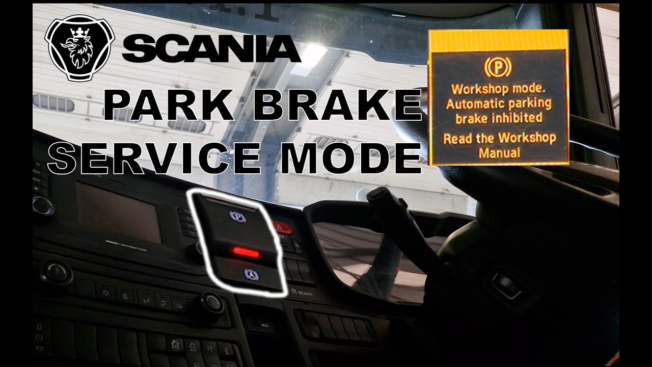 How to Switch Scania Electronic Brake to Service Mode