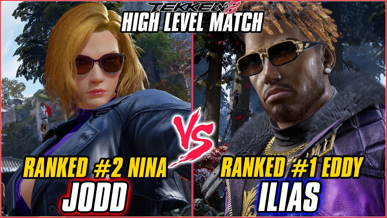 TEKKEN 8 ▰ JODD (#2 Ranked Nina) vs ILIAS (#1 Ranked Eddy) ▰ T8 RANKED GAMEPLAY