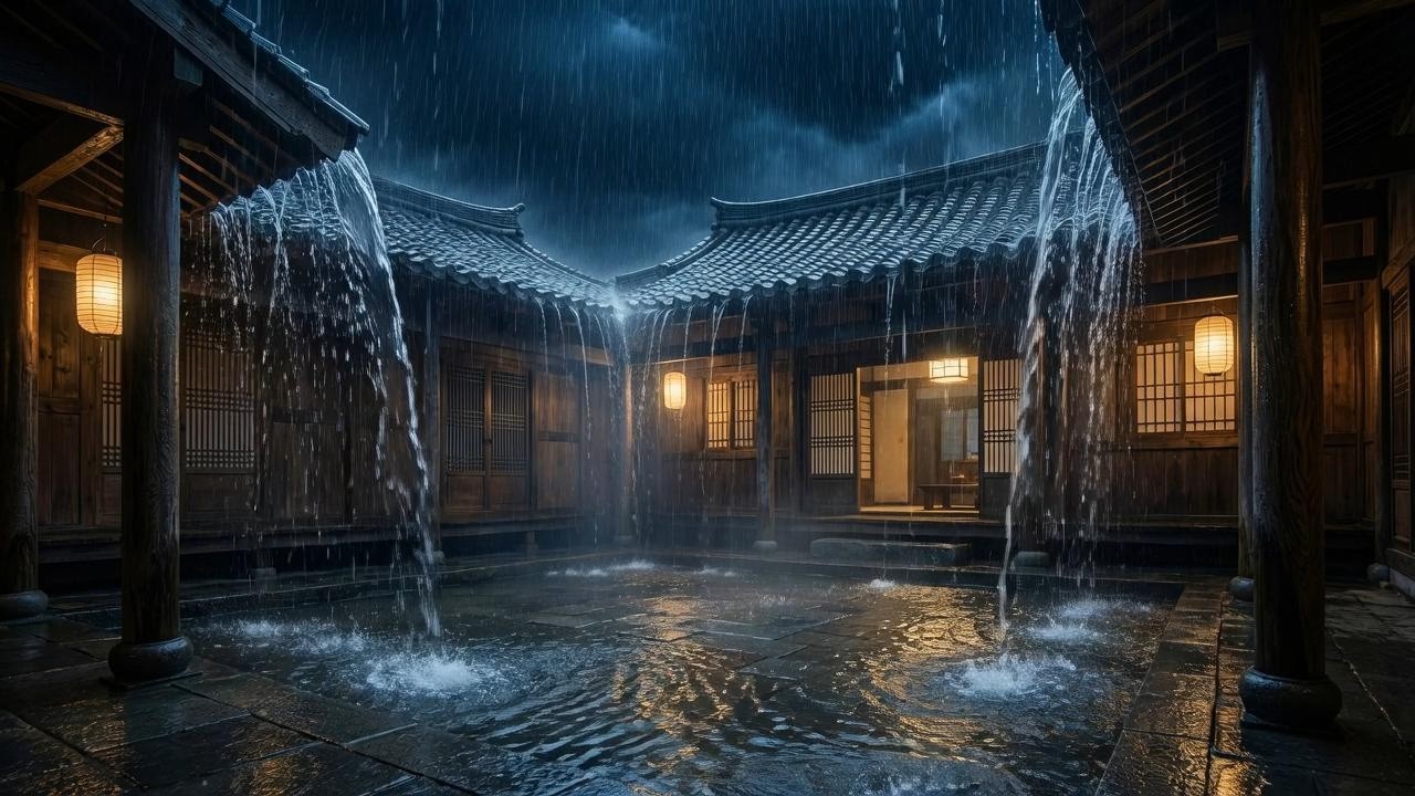 Immersed in Massive Heavy Rainfall 🌧️ | Deep Rest Audio for Stress-Free Sleep
