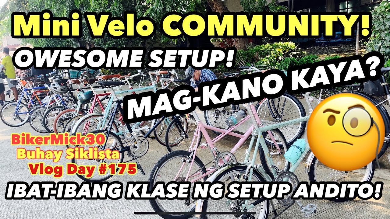 NGAYON LANG AKO NAKAKITA NG GANITO KAGANDA NA MGA BIKE AT MINI VELO BIKE GRABE ANG MGA SET UP!