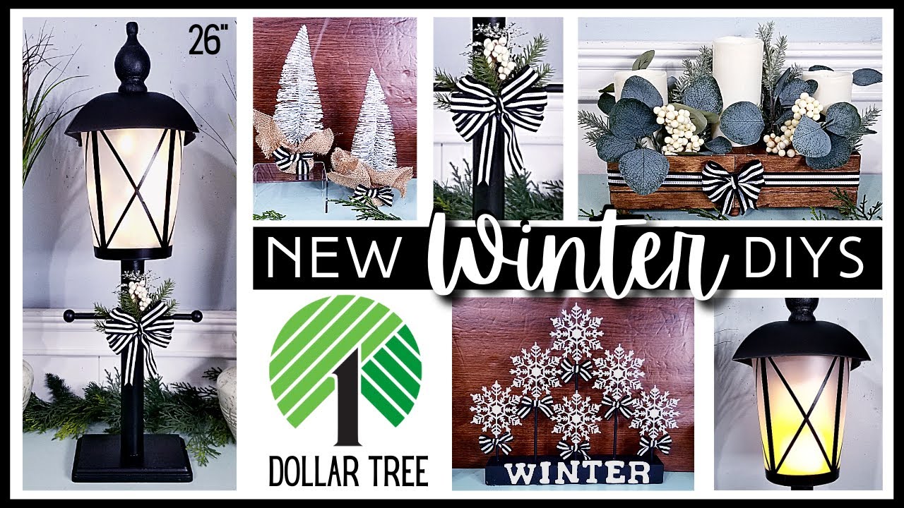 *NEW* DOLLAR TREE WINTER DIY | 26
