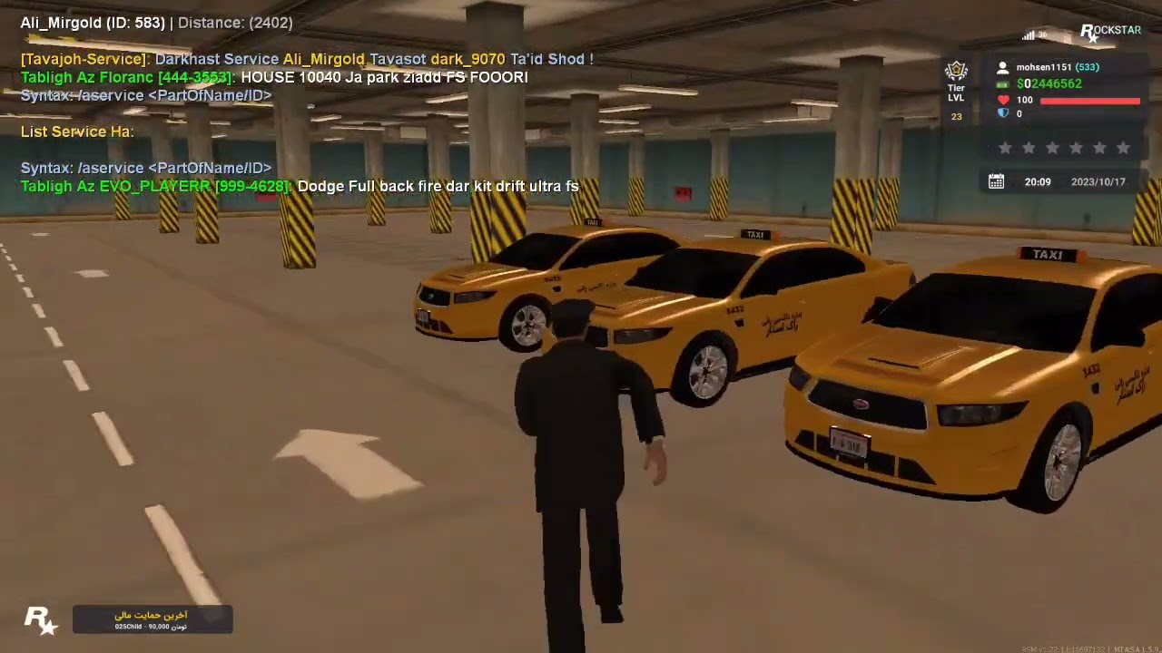 راننده تاکسی شو 🚕🚕||RockStar MTA
