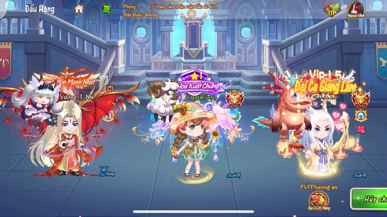 Đấu hạng: Rank vinh dự, 2 triệu lc vs 12 triệu lc