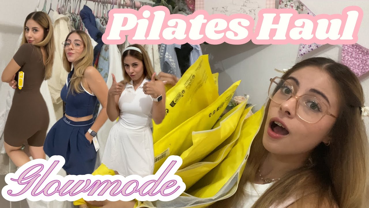 Probando ropa de pilates✨🎧GLOWMODE Haul 🏷️🎀✨🩰 vale la pena ??👈🏻