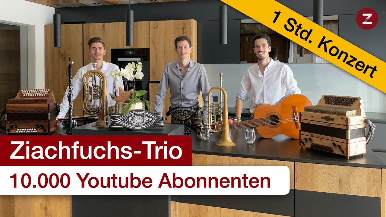 Ziachfuchs Trio - 1 Stunde Live-Musik von uns drei 😊🎶 - Steirische Harmonika