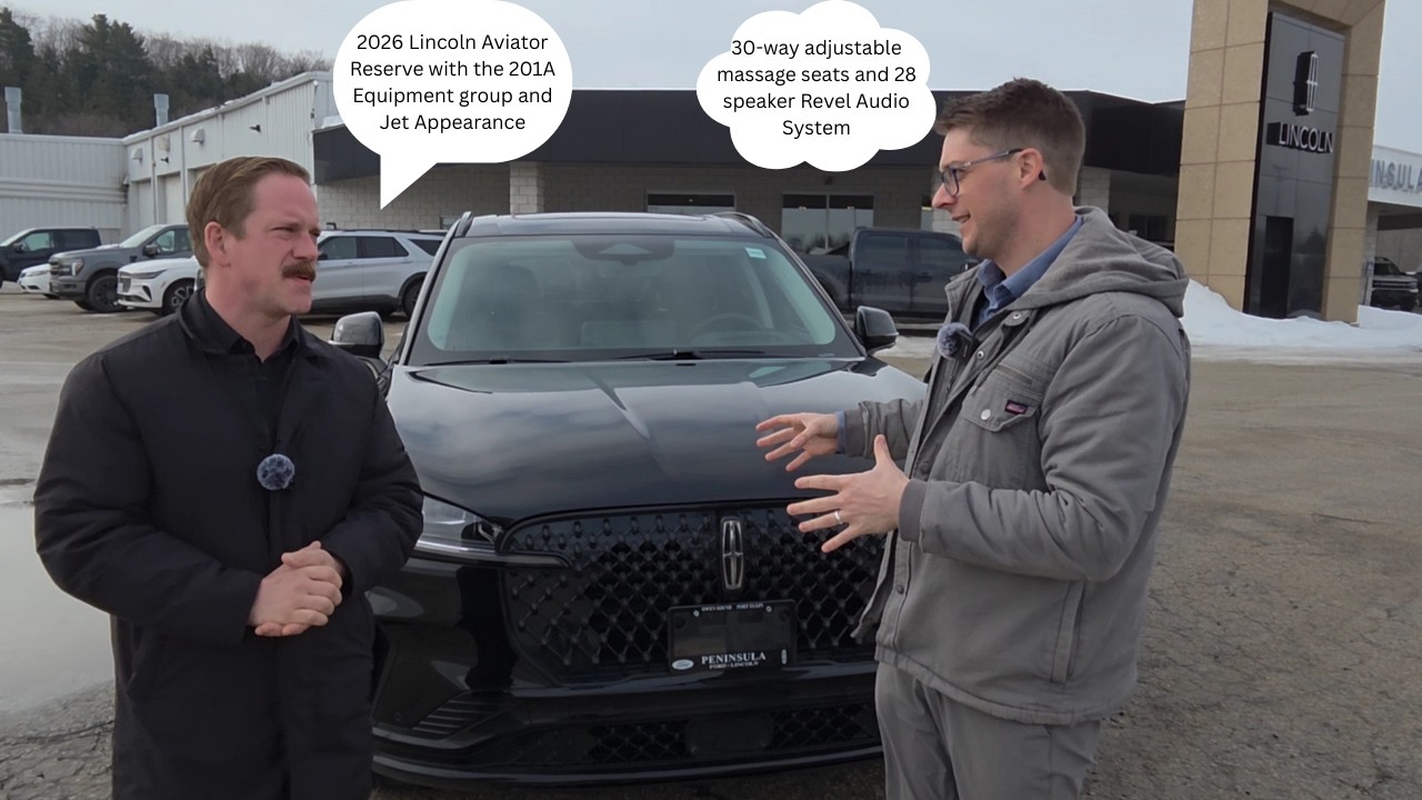 2026 Lincoln Aviator 201a Package with the Jet Black Appearance 